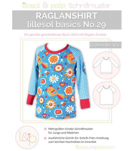 Papierschnittmuster - Raglan-Shirt No. 29 - Kinder- Lillesol & Pelle